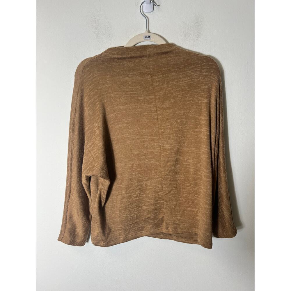 Banana Republic Brown Knit Long Sleeve Mock Neck Top XS